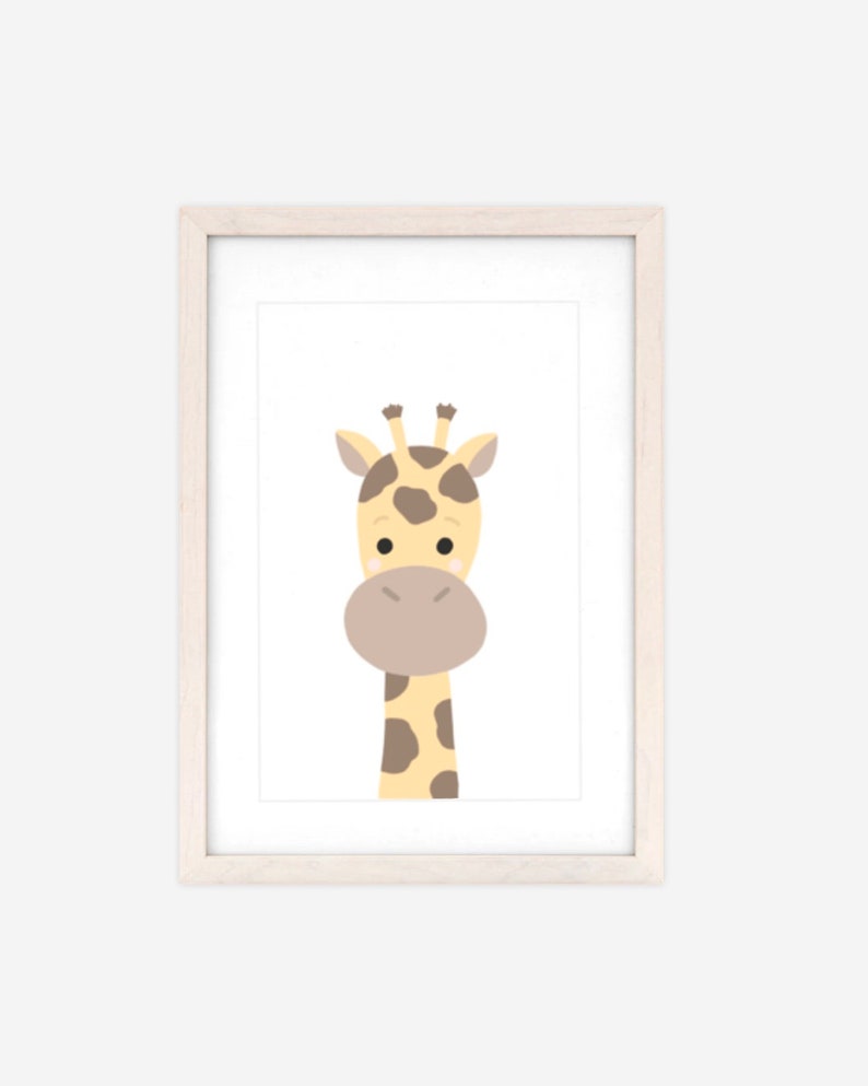 PRINTABLE Wild Animal Prints Wall Art for Nursery, Playroom or Kids