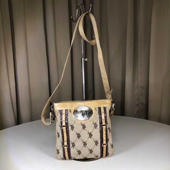tan leather side bolsa