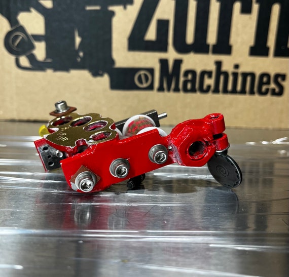 Zurn Machines Tattoo Machine: Brass Knuckles Style, Black & Gray