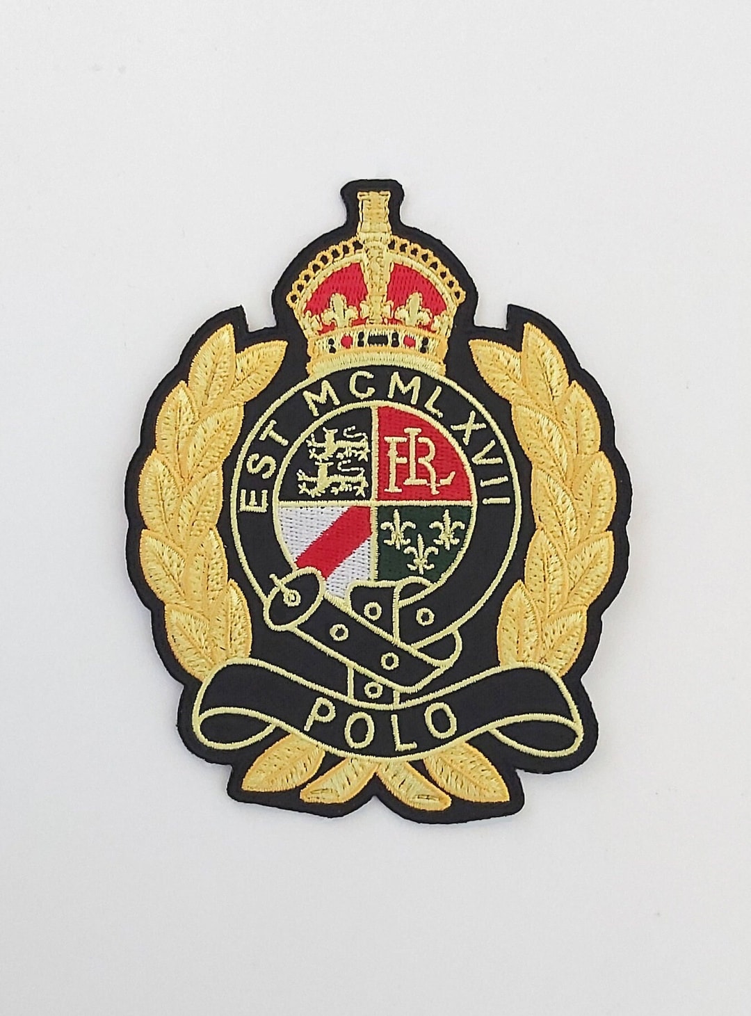 ⭐️ EMBLEM POLO ⭐️ POLO Horse Riding Crest Emblem 3D Raised Embossed TPU Iron