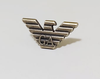 Armani AM Emblem Gold Klassieke Stijl Bevestigings Badge Voor Jeans Jas Blazer Hoodie En Tassen Petten Etsy