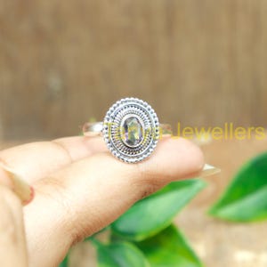 Rainbow Mystic Topaz Ring, 925 Sterling Silver Ring, Handmade Design Wedding Engagement Rings for Women, Christmas Birthday Gift for Her