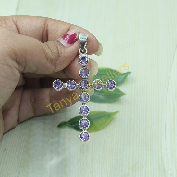 Collana Ciondolo Ala Vera Ametista GARANZIA Pietra Dura Naturale Chakra NUOVA - Foto 10