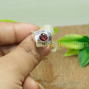 Top Quality Red Garnet Ring 925 Sterling Silver Ring Statement Ring Handmade Design Ring Gemstone Ring Garnet Jewelry Christmas Gift Women