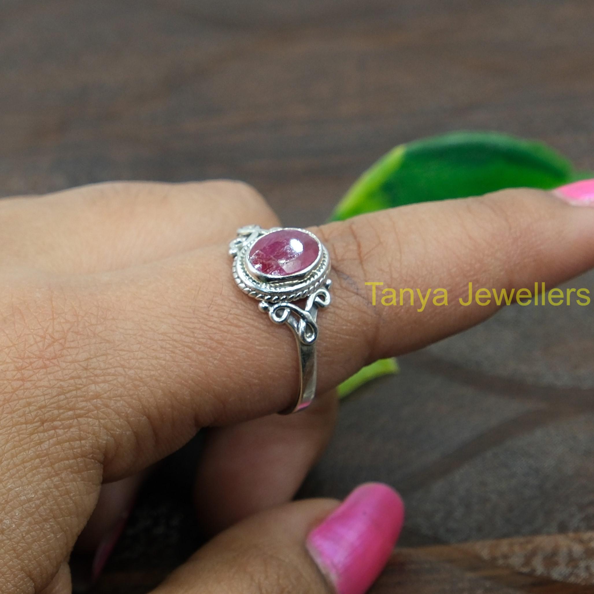 @ スタールビー 指輪 宝石 ストーン シルバー リング ring ピンク tsurutsuru ring スタールビー | Fillyjonk ONLINE STORE