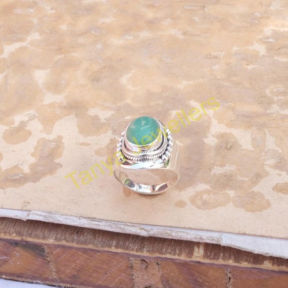 Arizona Turquoise Ring 925 Sterling Silver Ring Handmade Boho Ring