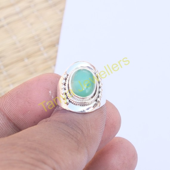 指輪・リング Arizona White Turquoise Ring Hand Made Arizona Turquoise Ring 925 Sterling Silver Ring Handmade Boho Ring