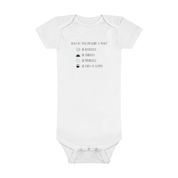 Seasons of Love Short Sleeve Onesie