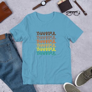Thankful Thanksgiving Gift Short-Sleeve Unisex T-Shirt