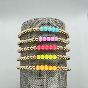 Friendship Bracelets | stackable bracelets | color block bracelet