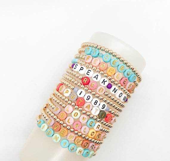 Eras Tour Friendship Beaded Bracelets Tradable Bracelets Eras 