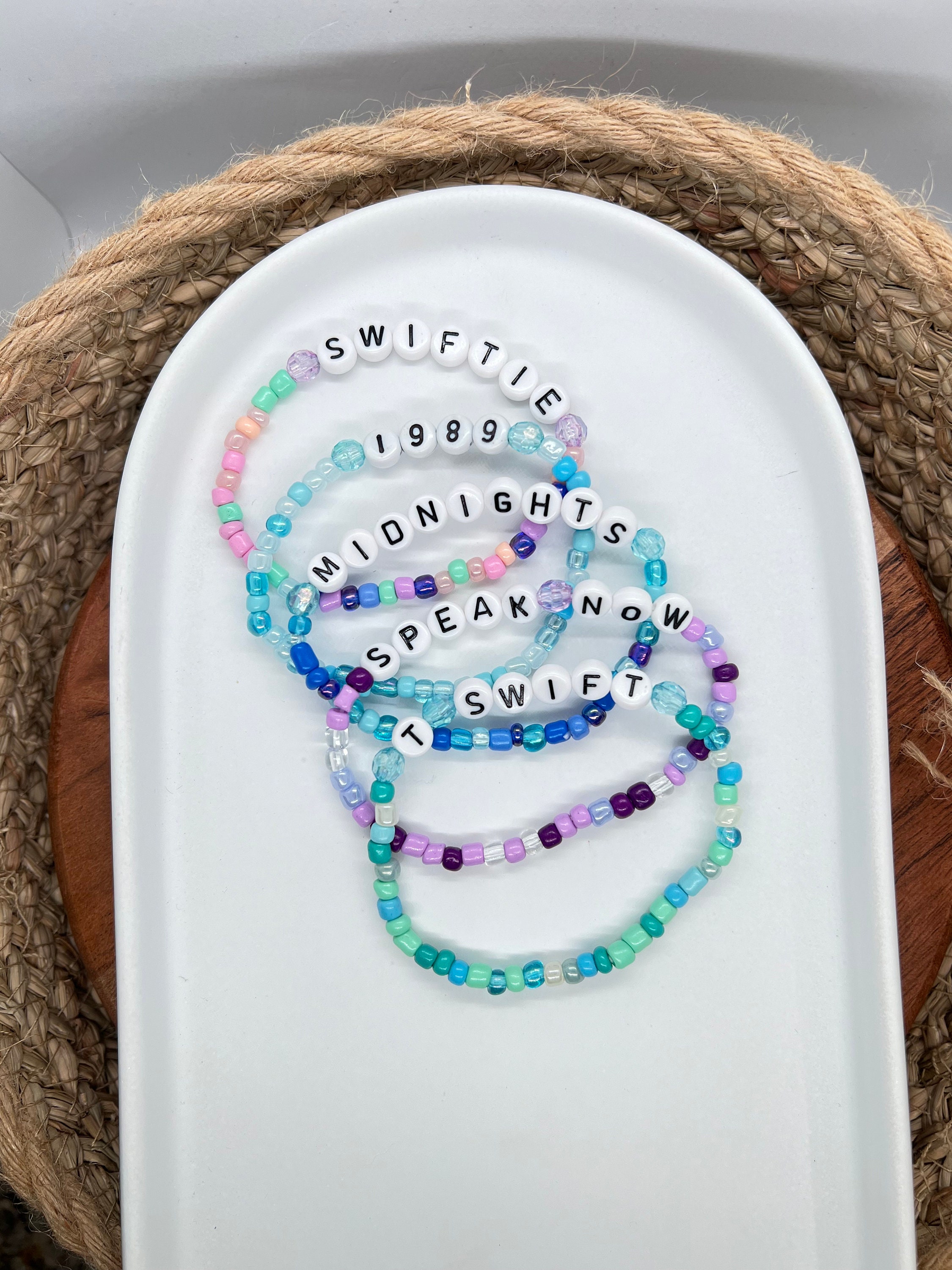 Taylor Bracelets Singer Inspired Friendship Bracelet Set for Women