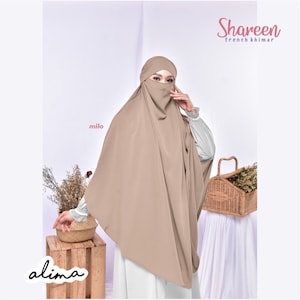 Franse Khimar Wolfis Premium Gratis Cadar