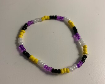 Non-Binary beaded bracelet