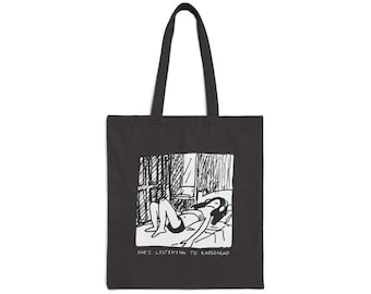 Colorful IN RAINBOWS Radiohead Tote Bag - Eco-friendly Canvas