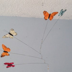 butterfly mobile sculptures
