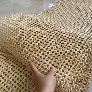 Rattan Cane Webbing 24&#39;&#39; Width Hexagon Natural Rattan Cane Webbing, Natural Pre woven Rattan Cane Webbing For Furniture Decoration