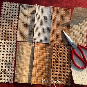 HEXAGON Rattan Cane Webbing, Pre-woven Upcycle 24 Inch Width, Diy Webbing  Multiple Sizes Available 