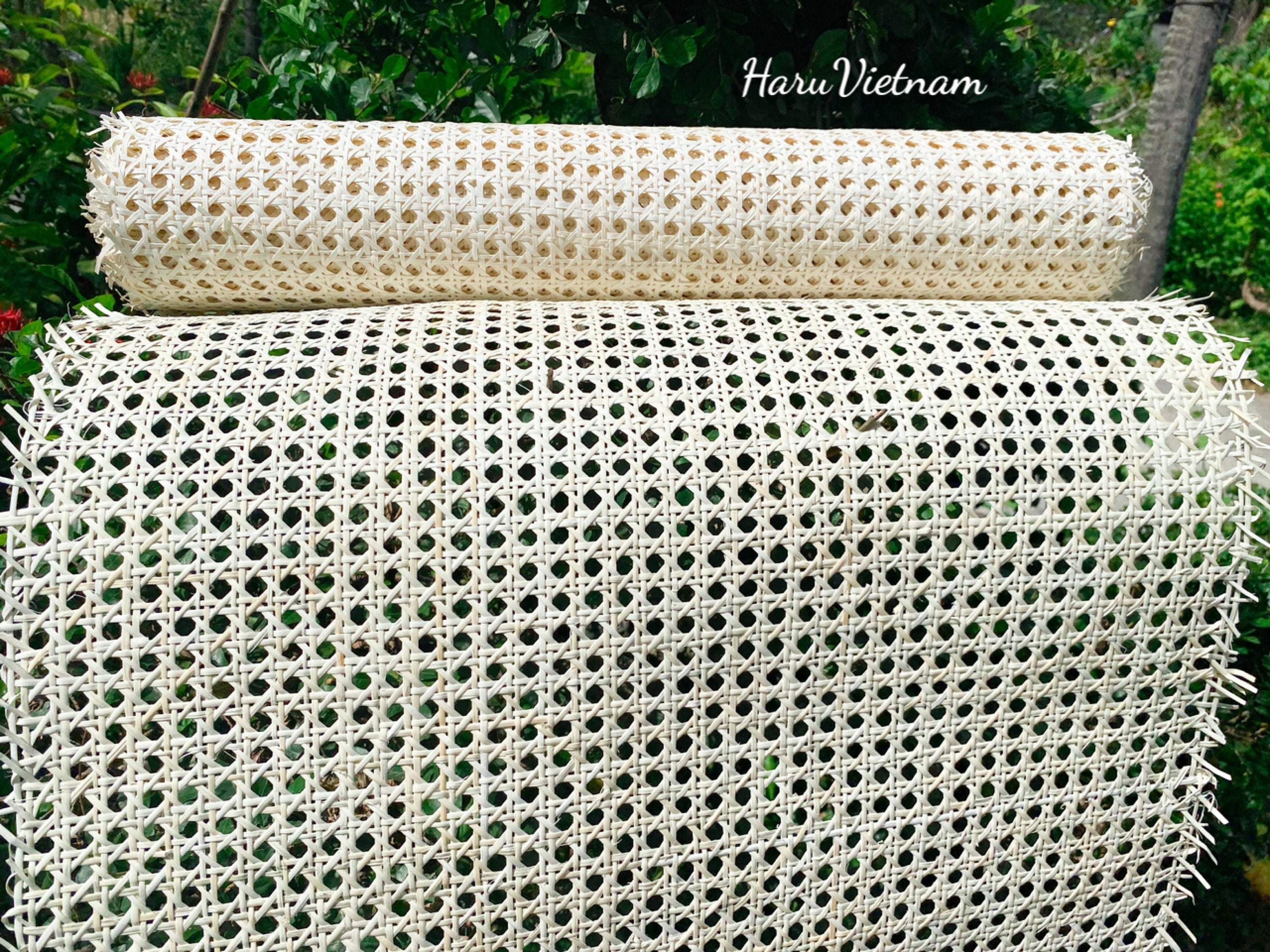 Rattan Cane Webbing Roll for DIY Project Bleached Cane Fabric Perfect for  Your Furniture 