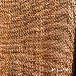 Luxury Premium Dark Natural Closed Weave Cane Webbing, Natural Rattan Cane Webbing For Homestay, Hotel, Resort 18&#39;&#39;/24&#39;&#39; Width