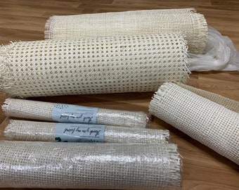 Rattan Webbing Cane 36'' (90 cm) Width BIG DISCOUNT- CHEAP price- White Radio Rattan Cane Webbing, Natural Square Rattan Cane