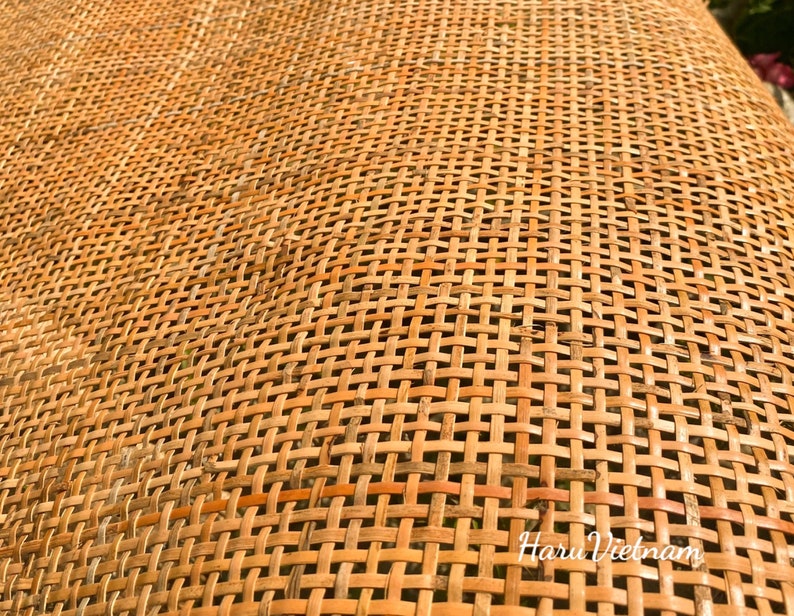 Dark Brown Rattan Cane Webbing 18 inches 45 cm Width Premium Radio Rattan, Natural Rattan Cane Webbing For Your Home image 1