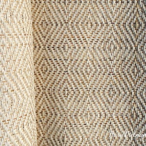 24&quot; Width, Natural Rattan Closed Webbing Mix Dark, White Color, Closed Rattan Mesh, Furniture Repair DIY Projects- Cut To Size