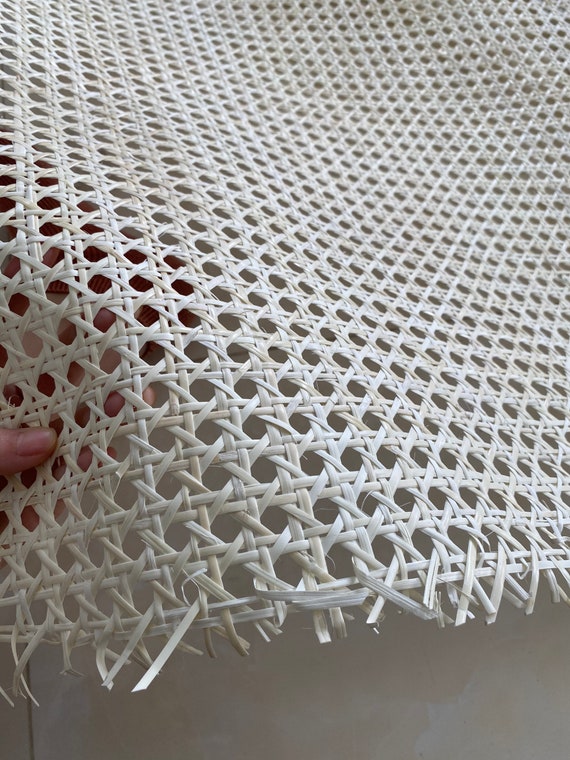 Rattan Webbing Cane 18"/19"/20"/24"/36" Width Bleached/ White Hexagon Rattan Cane Premium Natural Woven Rattan, Rattan Texture Furniture
