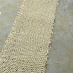 Rotan rieten webbing BREEDTE 45/60/90 cm gebleekt licht radio witte kleur voor high fashion rotan kabinet, stoel, home decoratie afbeelding 3