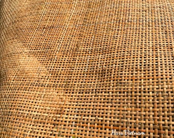 Canne en rotin en toile 36 po. (90 cm) de largeur Canne en rotin marron foncé, bricolage en rotin et restauration de meubles, découpe sur mesure/vente au pied
