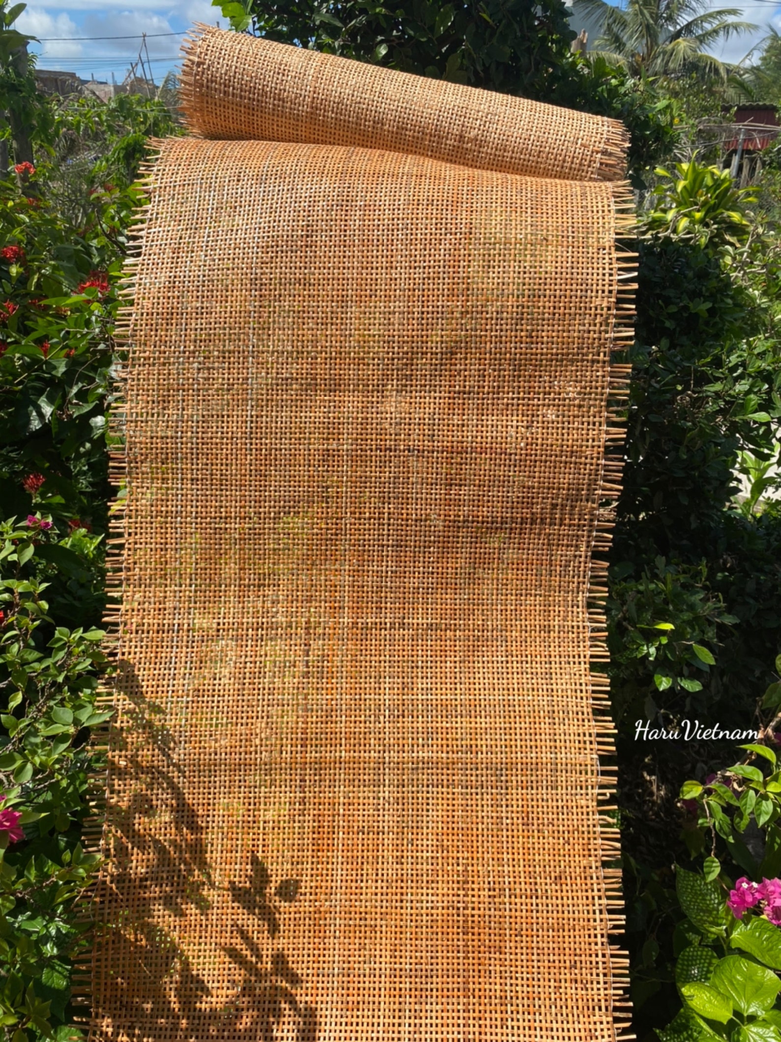 CHEAPEST PRICE Dark Brown Natural Cane bing Woven Radio Etsy