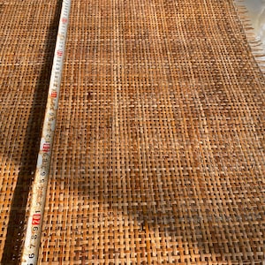 Rattan Cane Webbing WIDTH 45/60/90 cm  Dark Natural Radio Rattan -Radio Rattan Cane Mesh Webbing Cabinet, Chair, Home Decoration