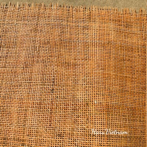 Dark Brown Rattan Cane Webbing 18 inches 45 cm Width Premium Radio Rattan, Natural Rattan Cane Webbing For Your Home image 3