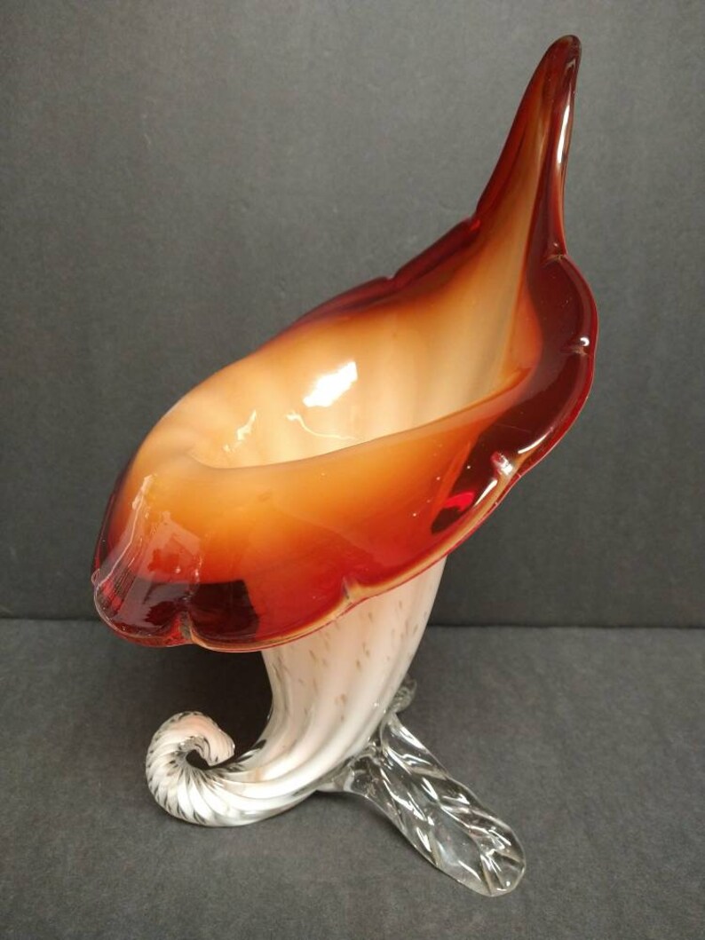 Unique handblown Murano stile sculpture  centerpiece