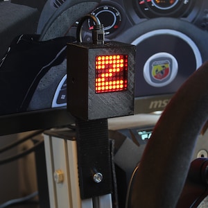Gear display Simracing Gear Indicator LED Matrix