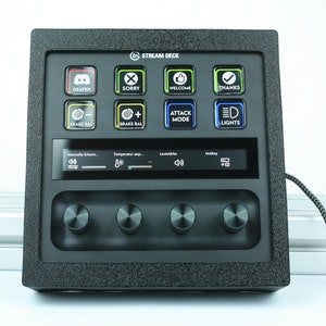 Stream Deck + (Plus) Enclosure with Adjustable Mount