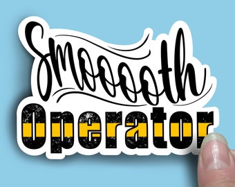 Smooth Operator Vinyl Decal Dispatch Sticker 911-klistermärke för 911-operatörer, klistermärke för första hjälpen. Stor uppskattning för operatören.