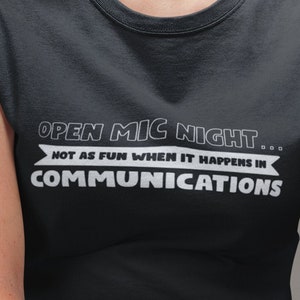 Open Mic Night funny 911 Dispatcher Shirt, Emergency Tee Dispatcher Appreciation Shirt Dispatcher Gift First Responders Shirt Dispatcher Tee