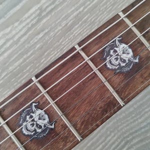 Demon Skull Inlay Sticker Fretboard Set for guitar