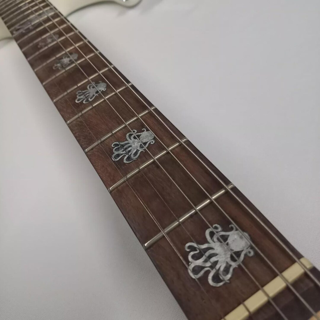 Octopus Inlay Octopus Punk Inlay Sticker Fretboard Set for Guitar - Etsy