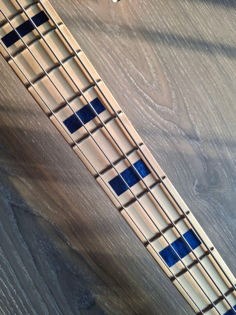 Jazz Bass Blocks Inlay Sticker Fretboard Set for Bass - Etsy