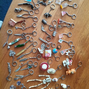 A lot of old vintage and RARE keychains