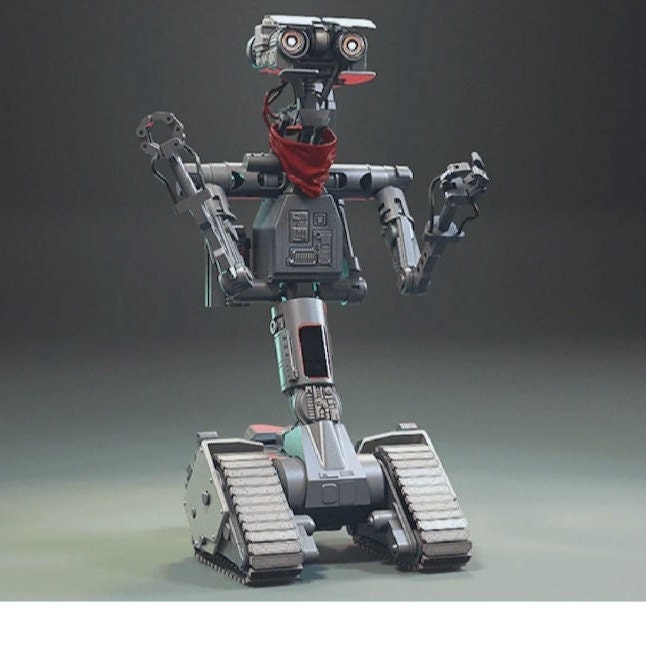 Johnny 5 Robot 3D Digital Printing STL File for 3D Printers Etsy