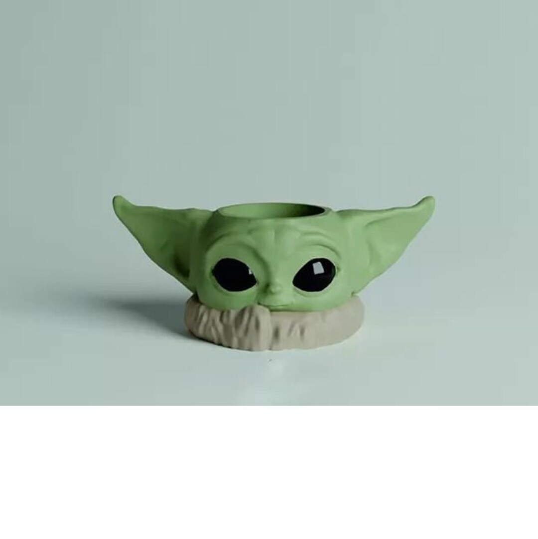Grog Baby Yoda Planter 3D Print STL File 3D Print Model Etsy Australia