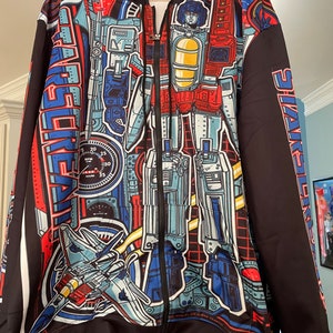Custom Transformers Decepticons Starscream Full Zip 3D Graphic Hoodie