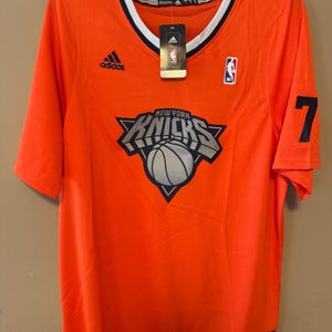 Vintage Carmelo Anthony Christmas Day New York Knicks Sleeved NBA Basketball Jersey