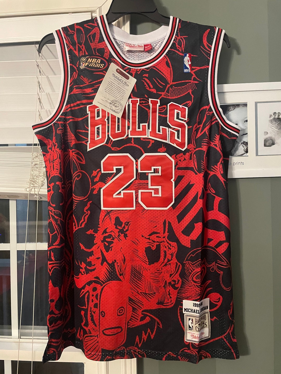Michael Jordan Chicago Bulls 1995 96 NBA Finals Edition Jersey XL 48 Etsy