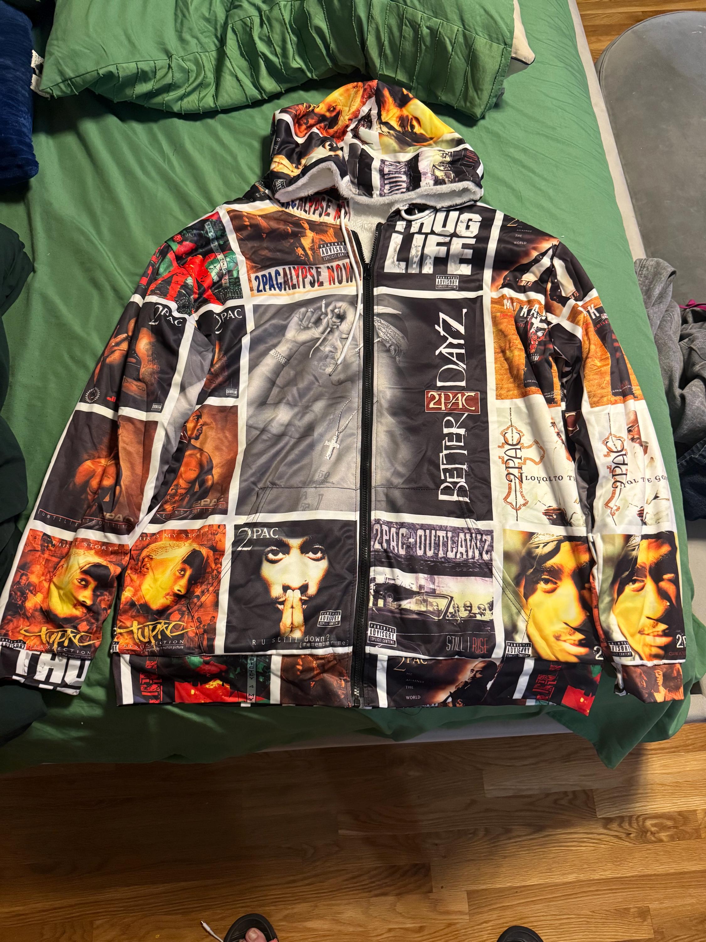 Mister Tee 2PAC ALL EYEZ ON ME TRACKLIST ULTRA HEAVY - Hoodie - black/zwart