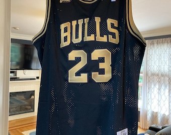 Michael Jordan Chicago Bulls 1997-98 Gold Edition NBA Finals Jersey