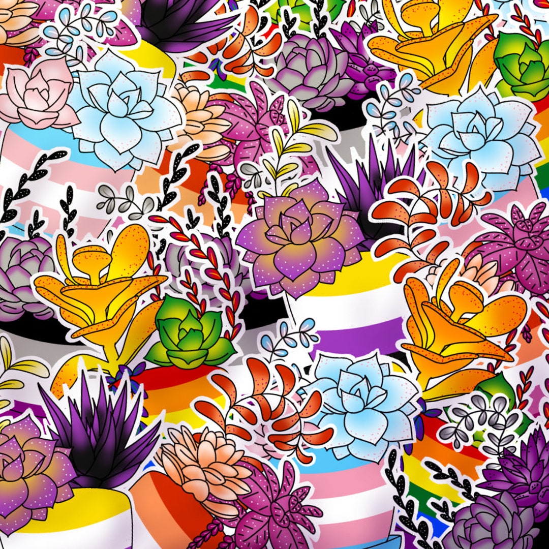 LGBTQIA Pride Plant Pots Etsy